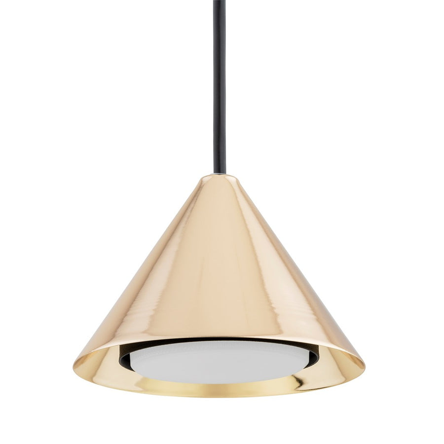 Suspension Fredarn 3 lumières noire et dorée