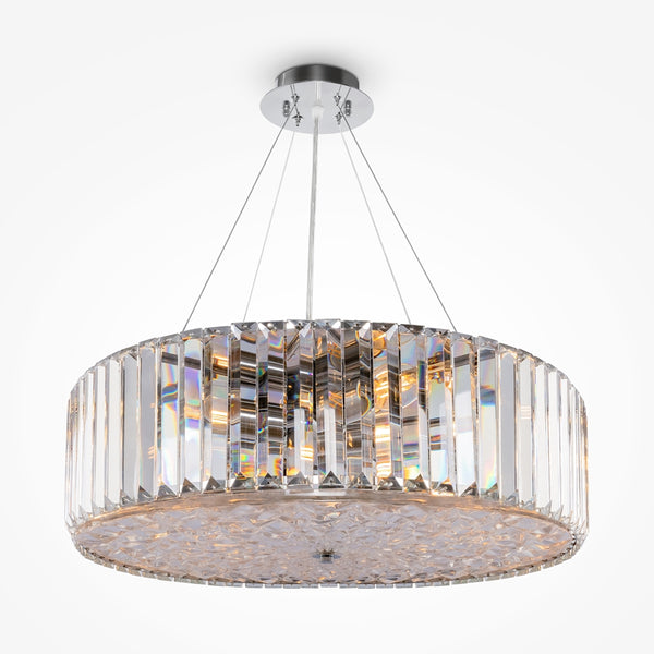 Silver ceiling light fixture