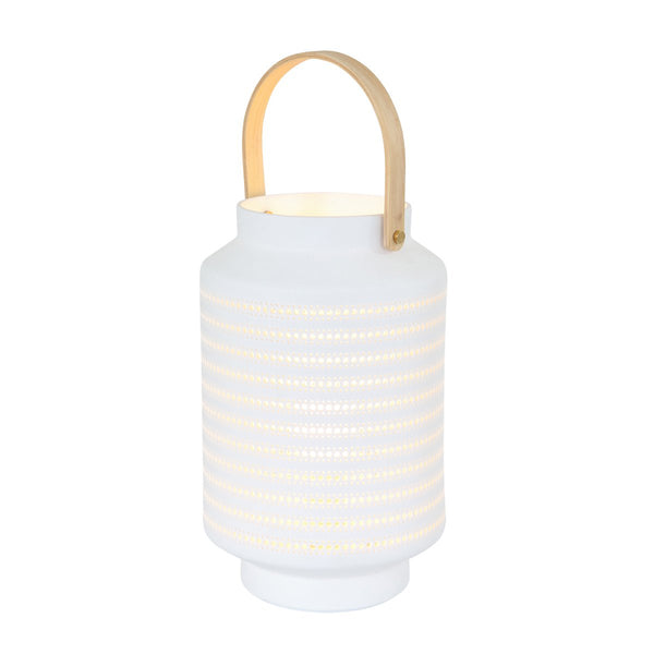 White porcelain table lamp