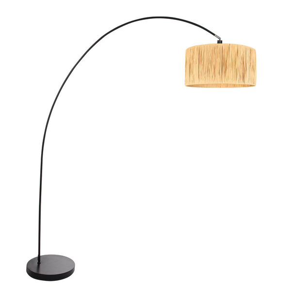 Solva black floor lamp
