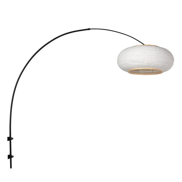 Silva-Alba black wall lamp