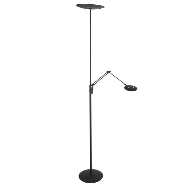 Zenith2 black floor lamp
