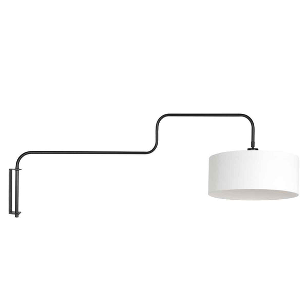 Bloeba black wall lamp