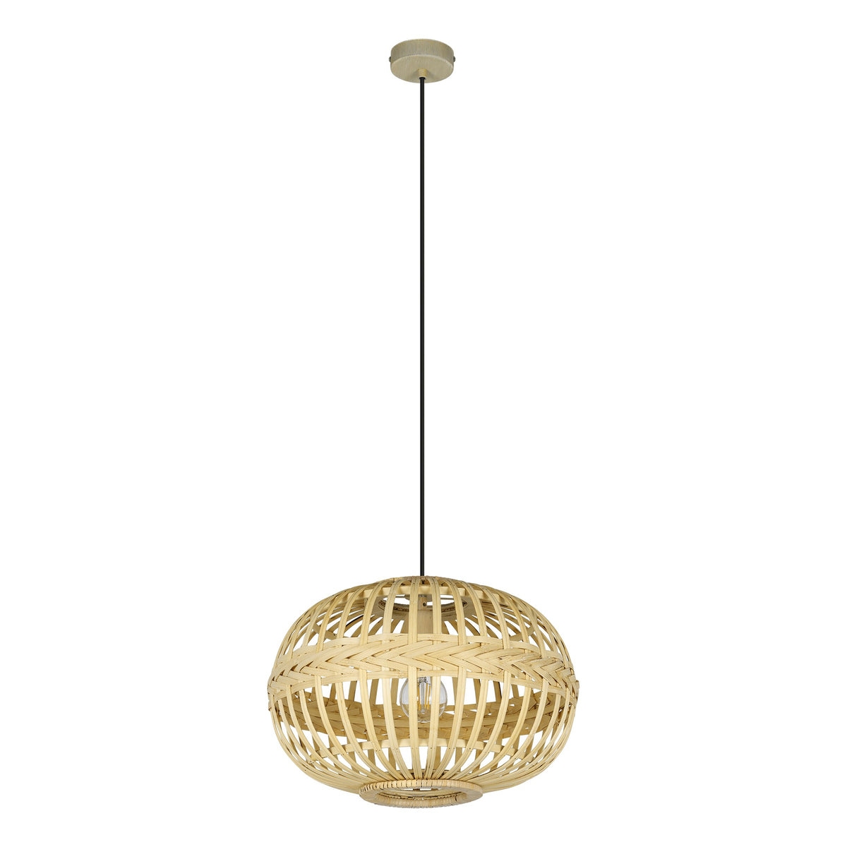 Suspension Amsfield marron, bois (49771)