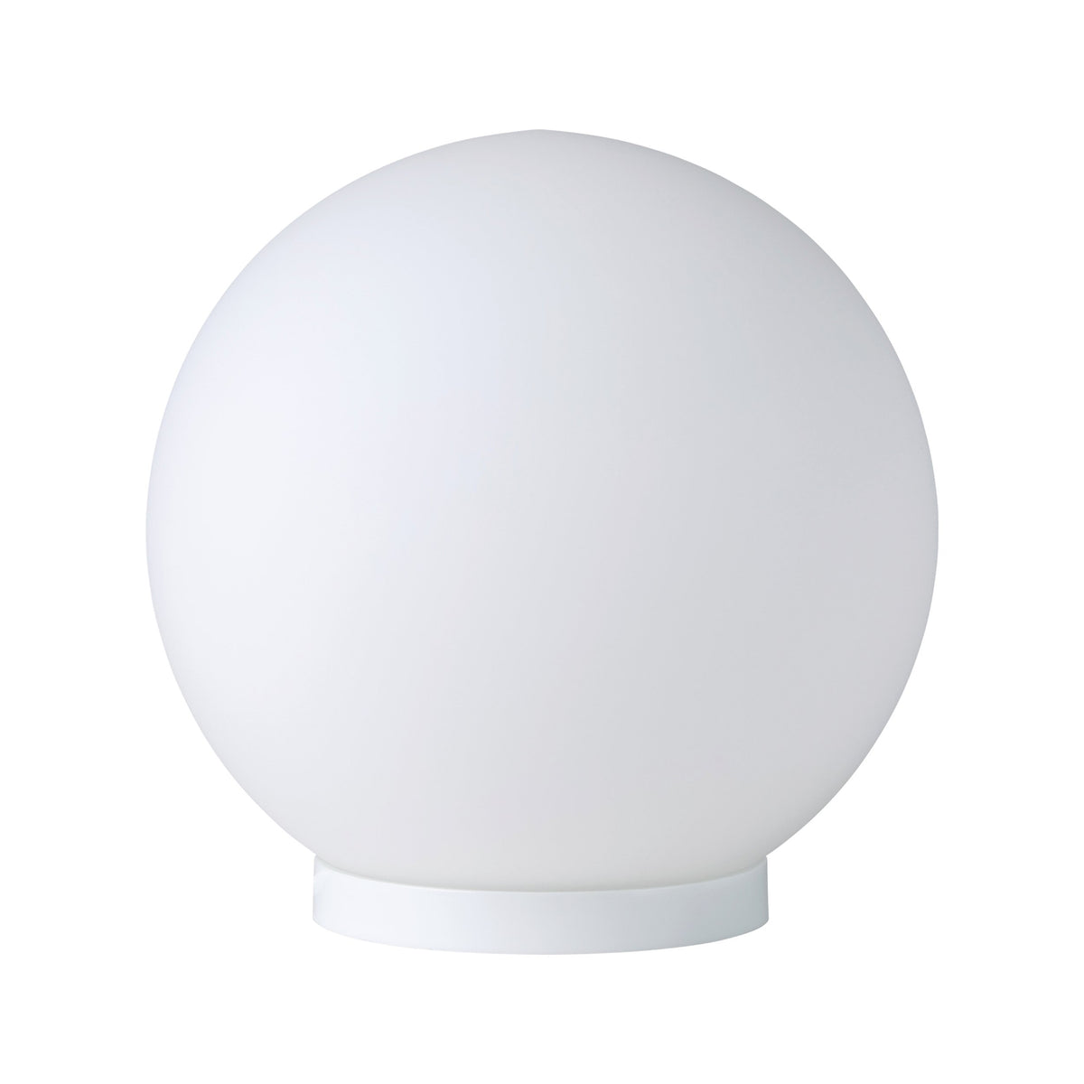 Lampe à poser Rondo blanche, verre