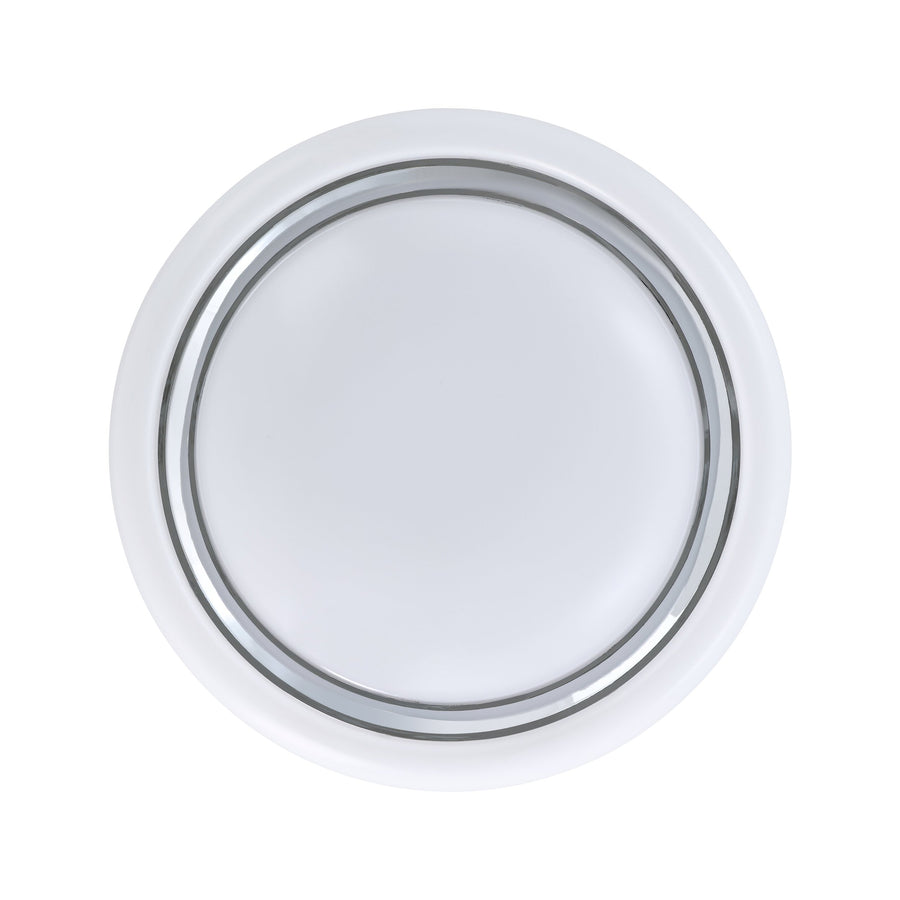 Plafonnier Capasso blanc, Ø 34 cm