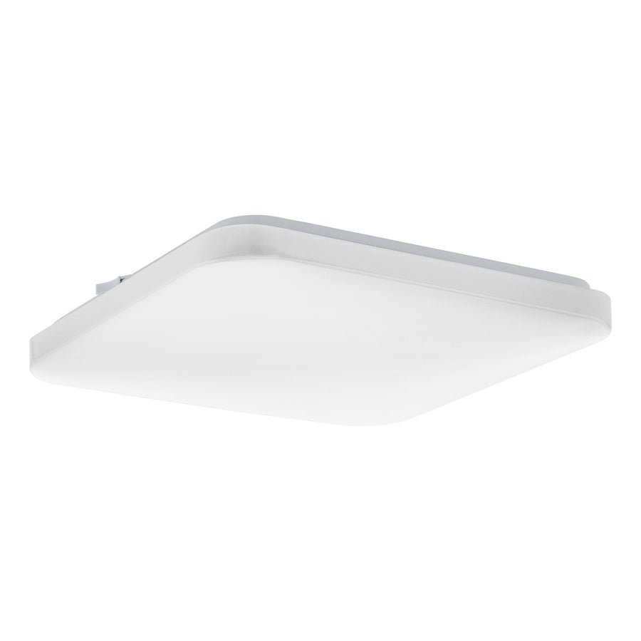 Plafonnier Frania blanc, L 33 cm
