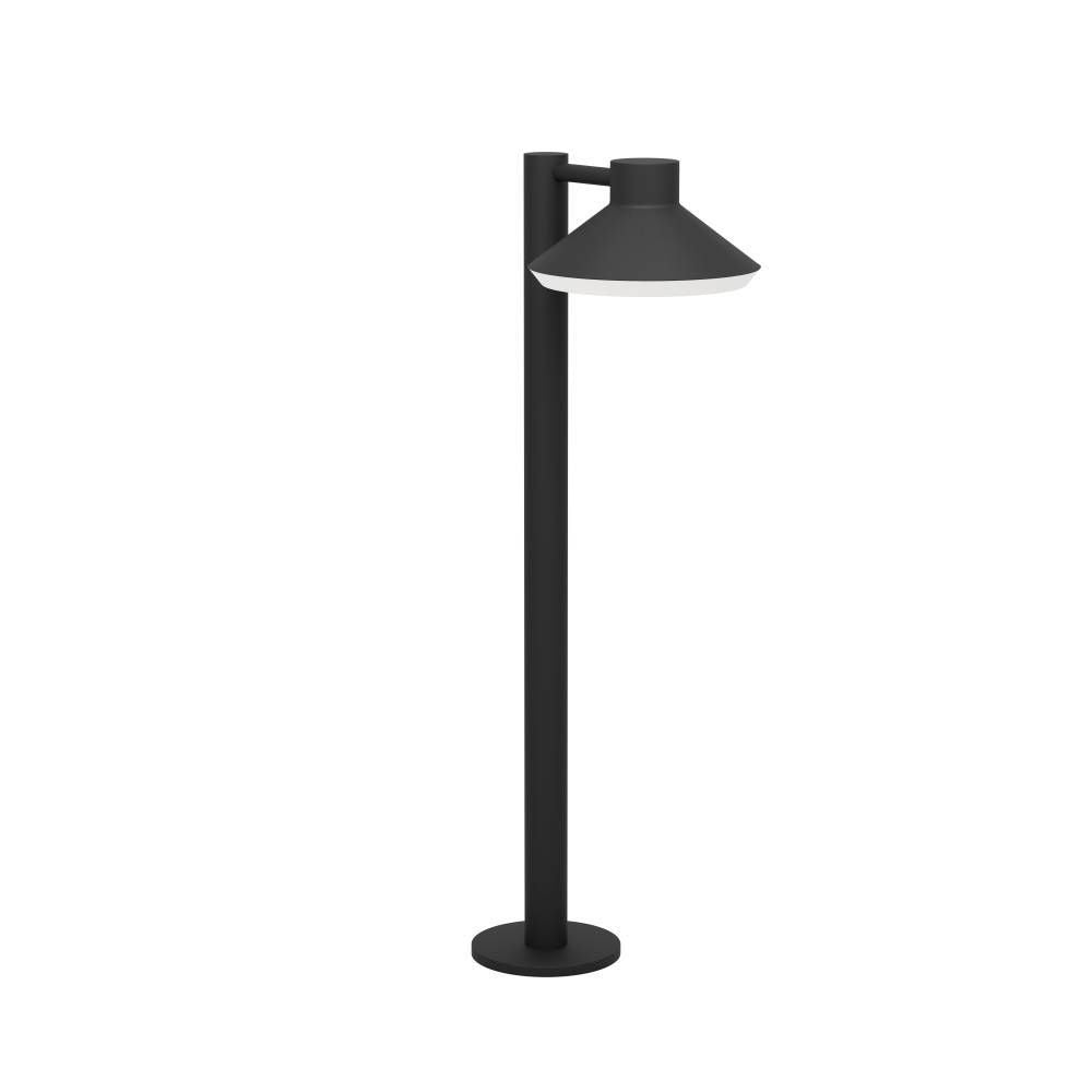 Lampadaire extérieur Ninnarella noir et blanc