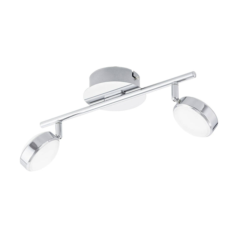 Spot Salto chromé, L 36 cm