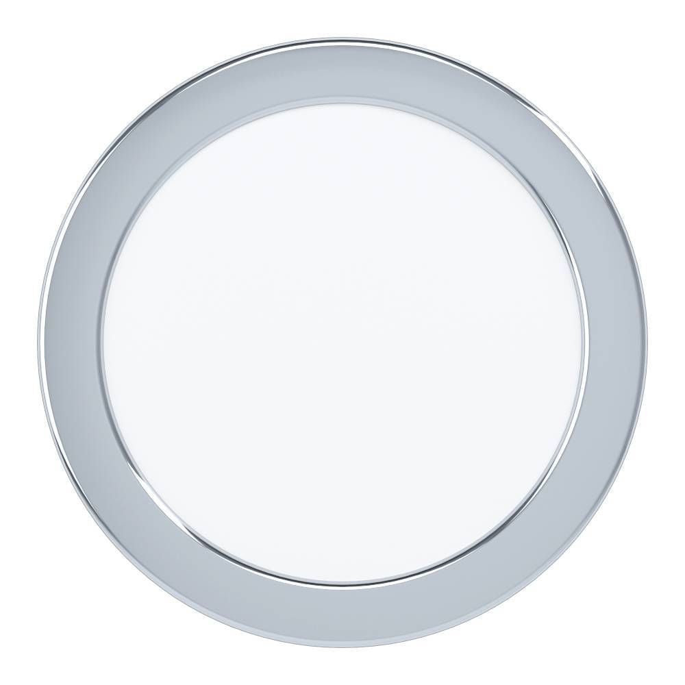 Spot encastrable Fueva 5 chromé et blanc, Ø 16,6 cm (99209)