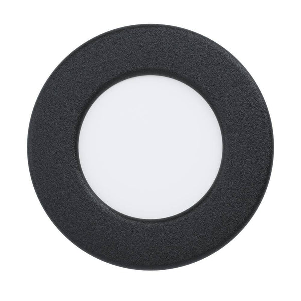 Spot encastrable Fueva 5 noir et blanc, Ø 8,6 cm (99211)