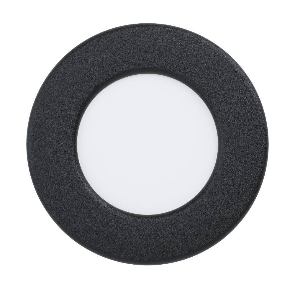 Spot encastrable Fueva 5 noir et blanc, Ø 8,6 cm (99211)
