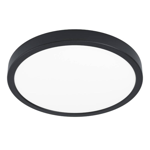Plafonnier Fueva 5 noir et blanc, Ø 28,5 cm (99267)