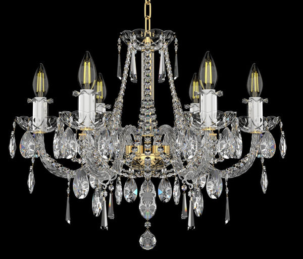 Bohemian crystal chandelier EL101608PB