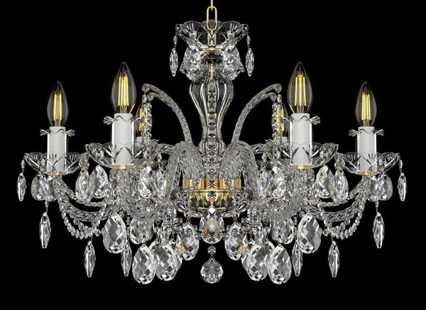 Bohemian crystal chandelier EL102601PB
