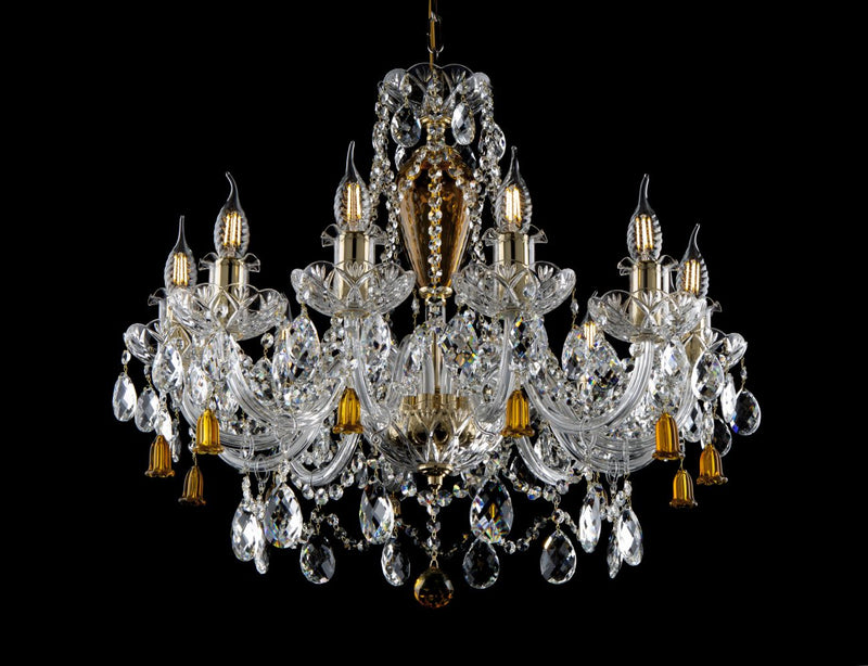 Bohemian crystal chandelier