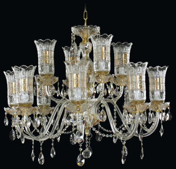 EL6861202T cut crystal chandelier
