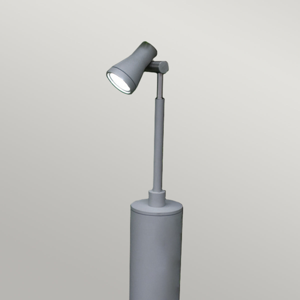 Lampadaire extérieur Beta argenté, H 65 cm
