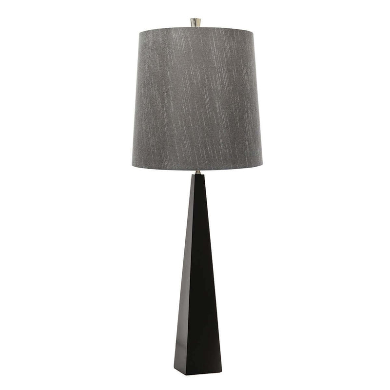 Lampe à poser Ascent noire et grise foncé