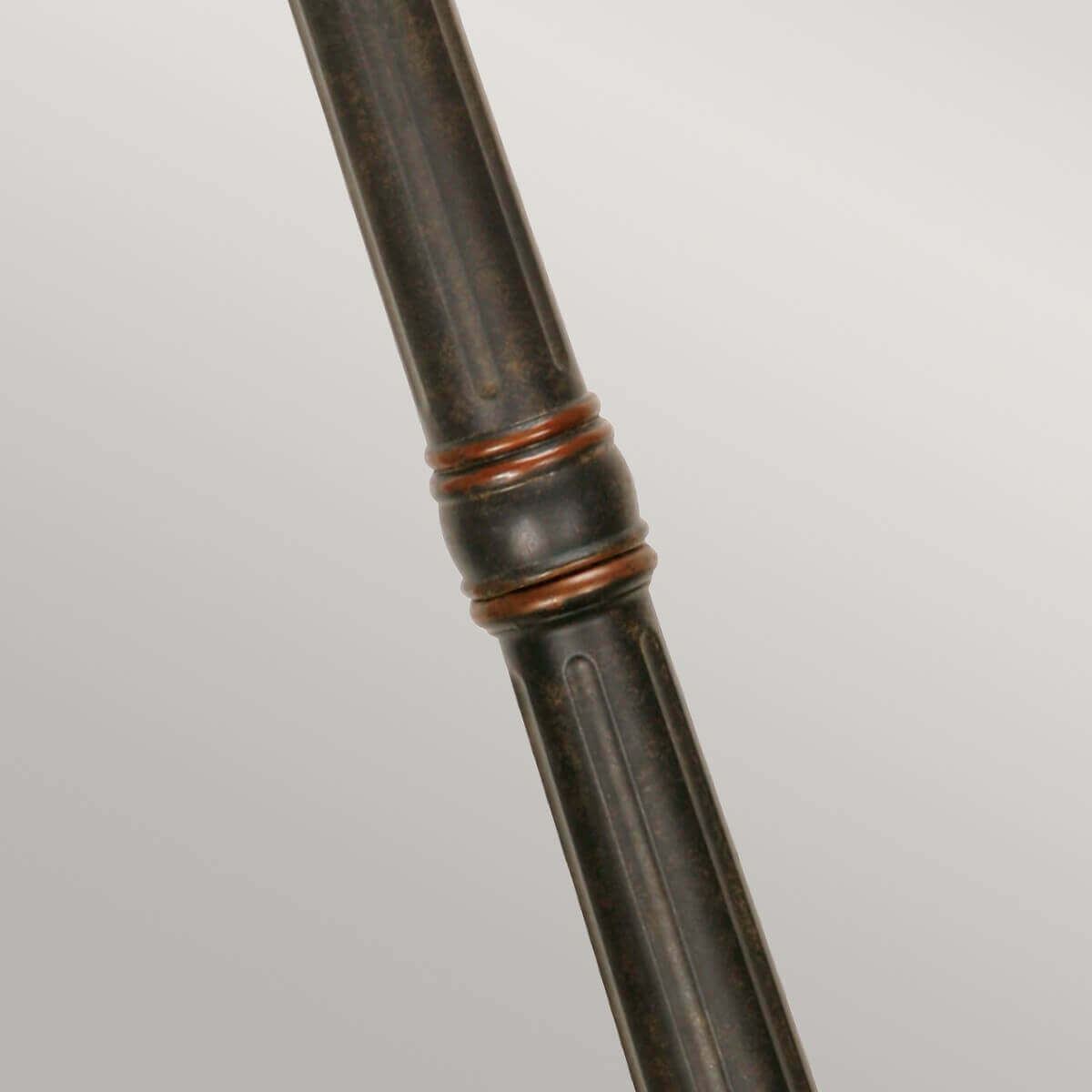 Lampadaire extérieur Baltimore bronze, verre, H 239 cm