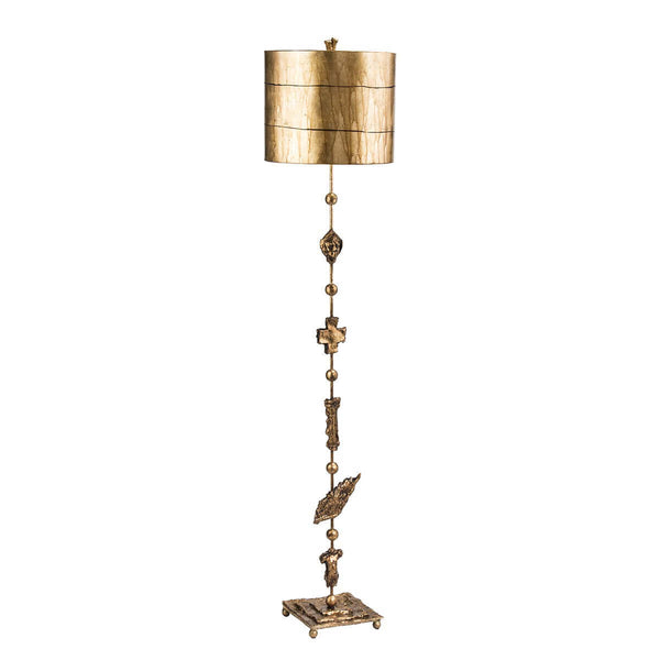 Lampadaire Fragment doré vieilli