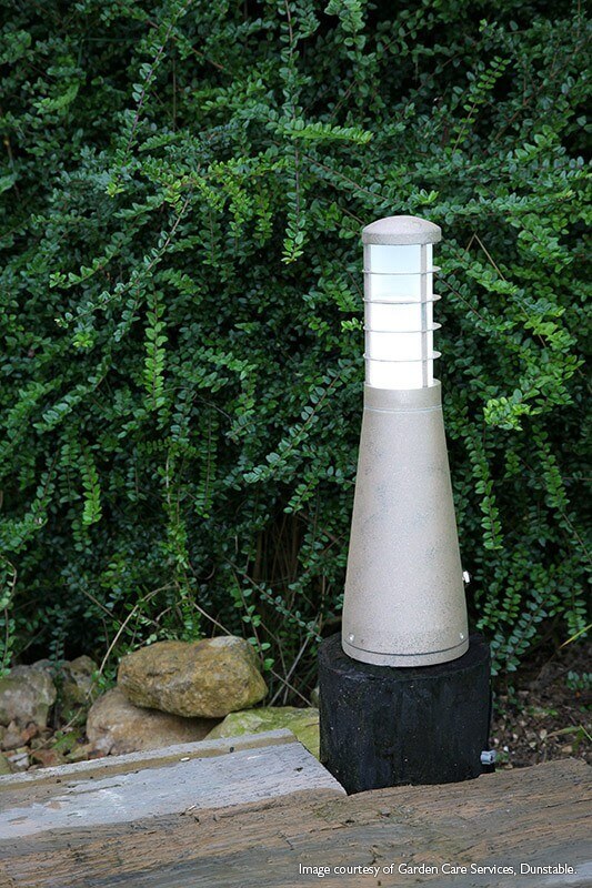 Lampadaire extérieur Beta argenté, H 37 cm (GZ-BETA5)