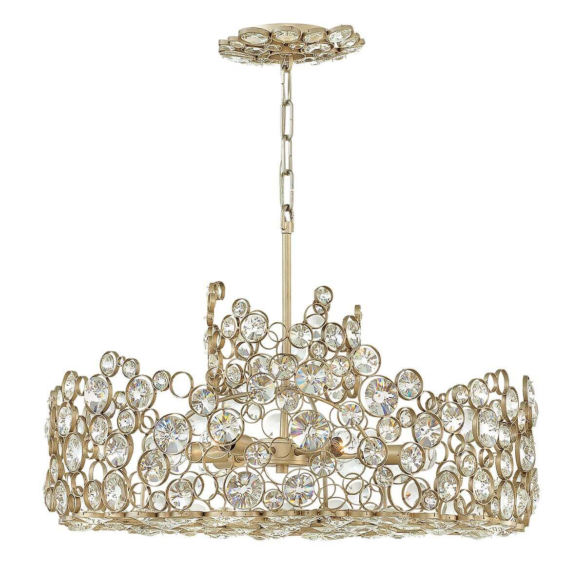 Lustre Anya 6 lumières argenté