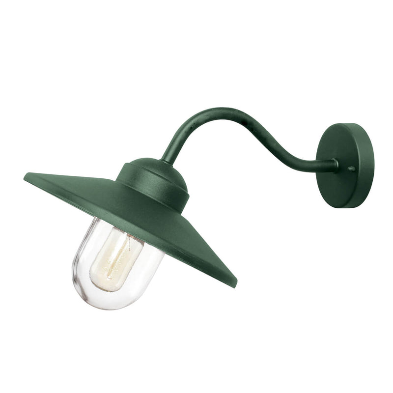 Applique extérieure Tannengrün verte, verre