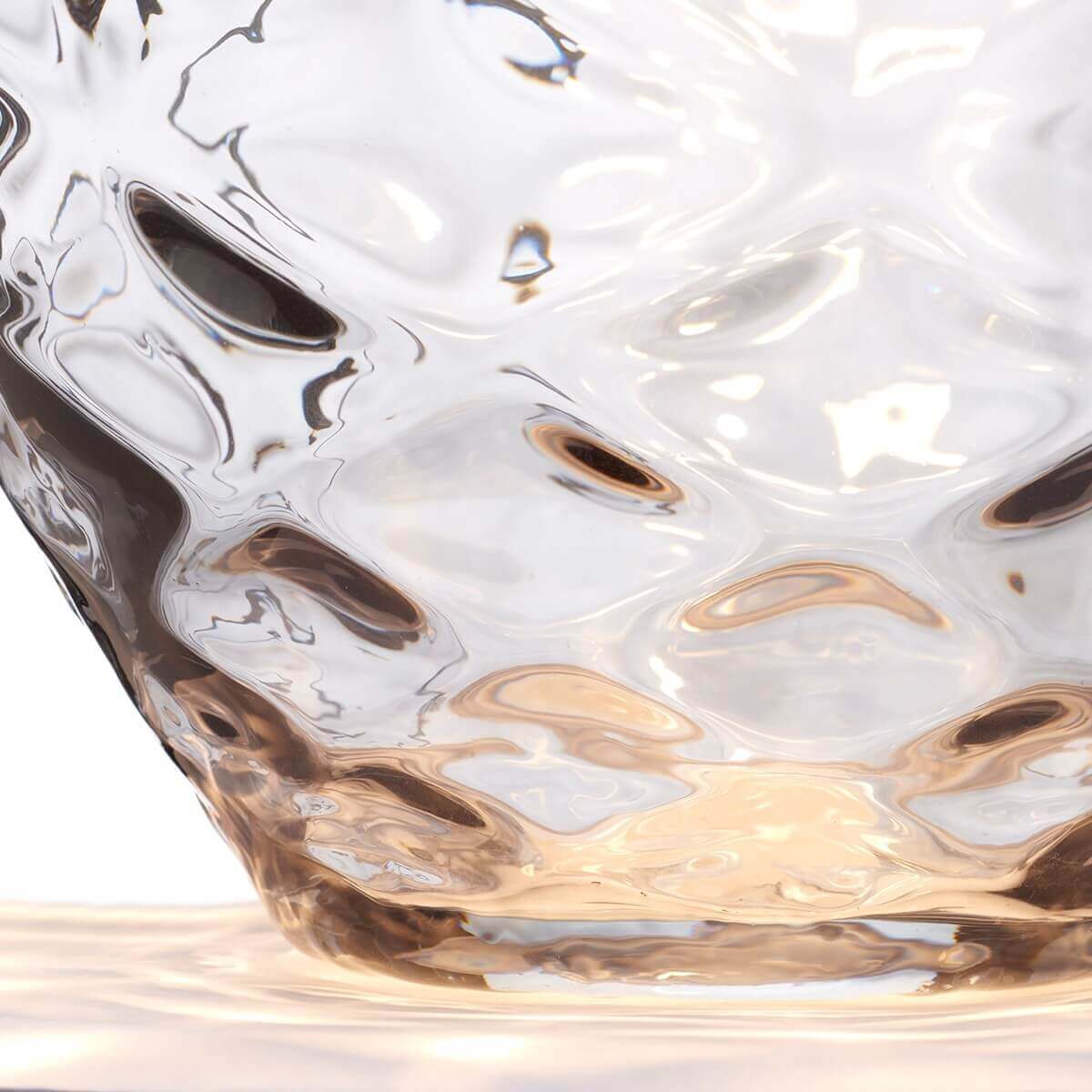 Lampe à poser Samara nickel poli et grise clair, verre, H 71,5 cm
