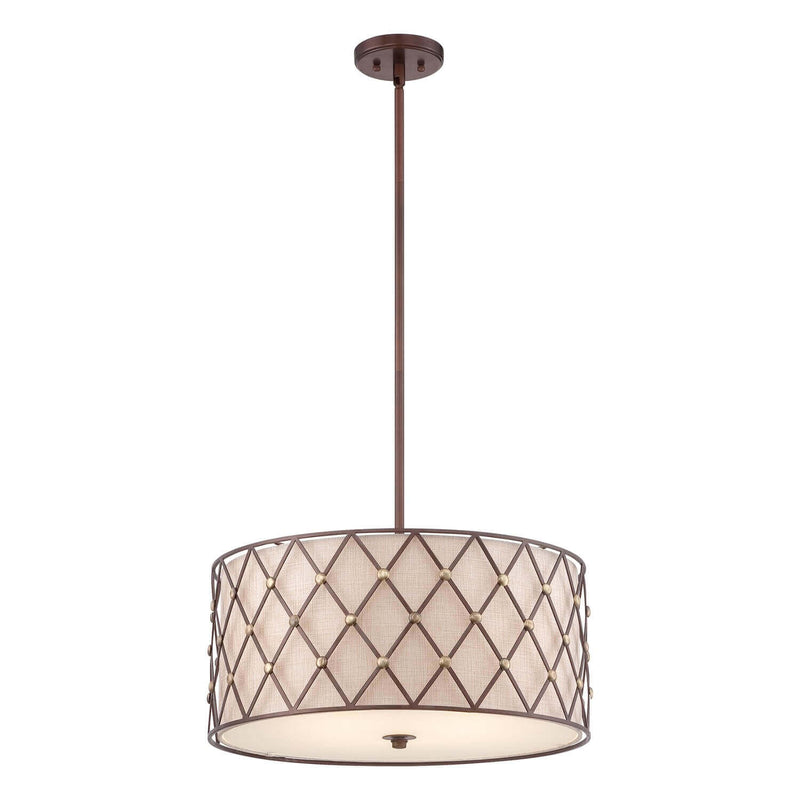 Suspension luminaire | Brown Lattice