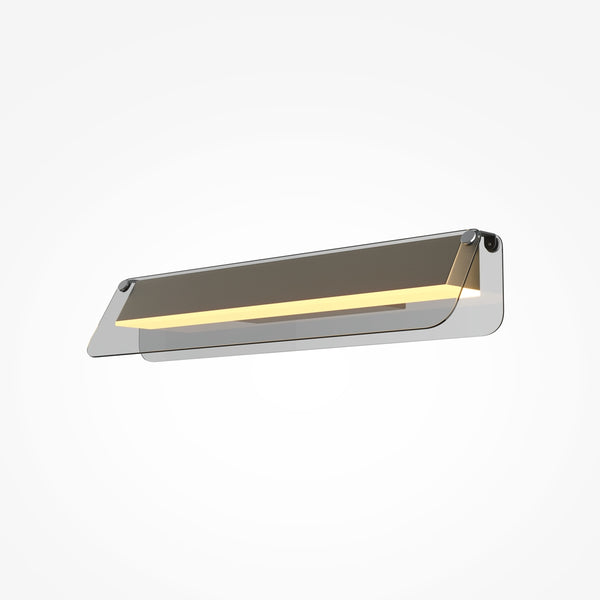Flat Black Wall Lamp