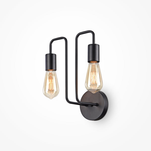 Gilbert black wall lamp