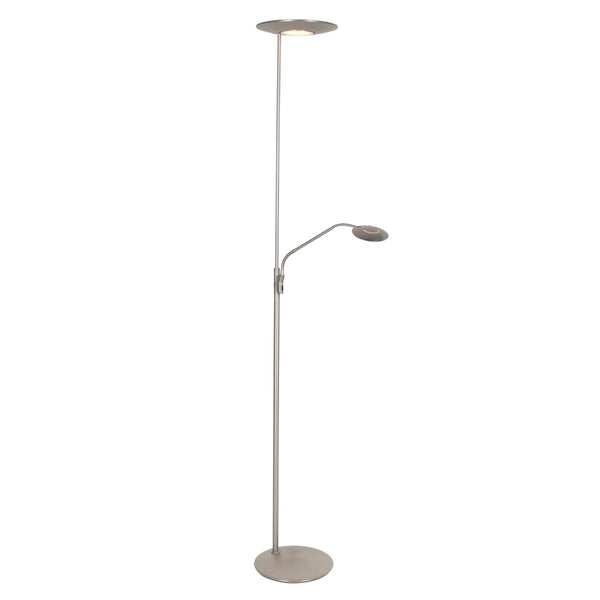 Zenith2 silver floor lamp