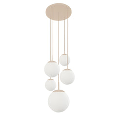 Bollique cream pendant light