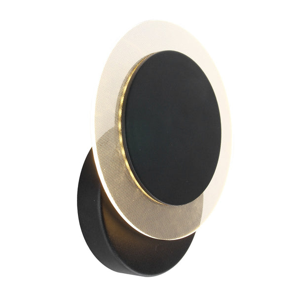 Lido black wall lamp