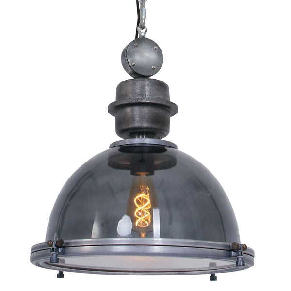 Bikkel silver pendant light