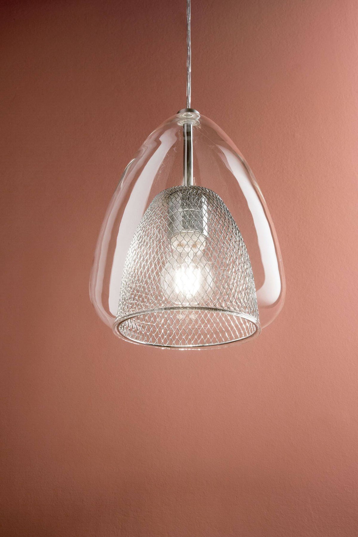 Suspension Britton transparente