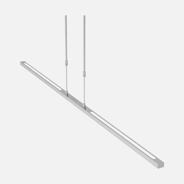 150 cm steel LED bar chandelier, dining room | Linéa