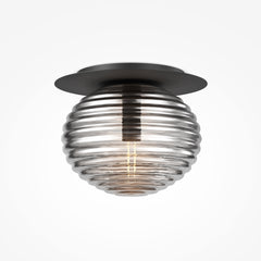 Black ceiling light reels