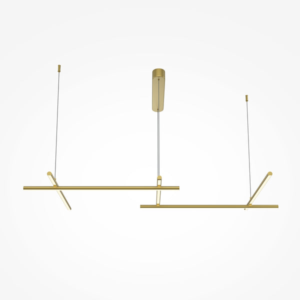Radiance gold pendant light