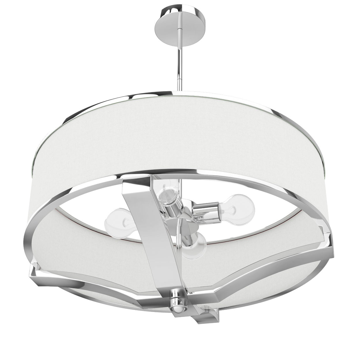 Suspension Gerdo, abat-jour tissu