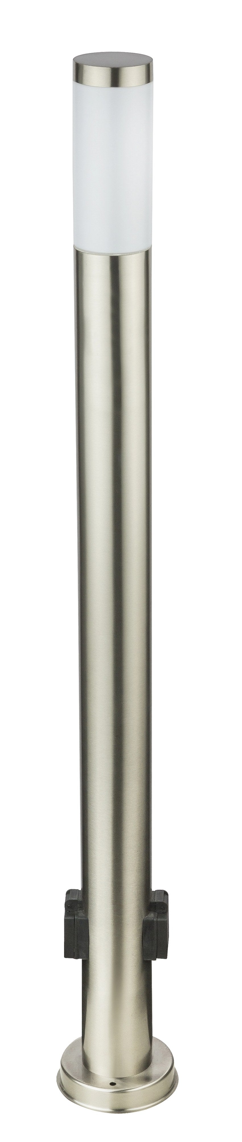 Luminaire extérieur Blug inox, H 110 cm