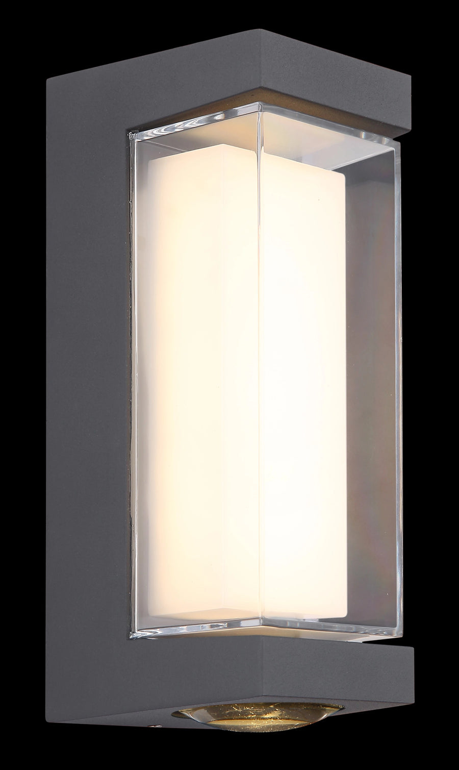 Luminaire extérieur Plixon anthracite et aluminium