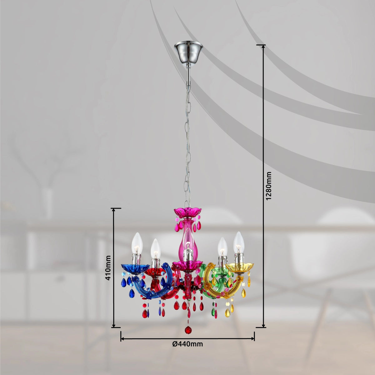 Suspension Cuimbra II multicolore