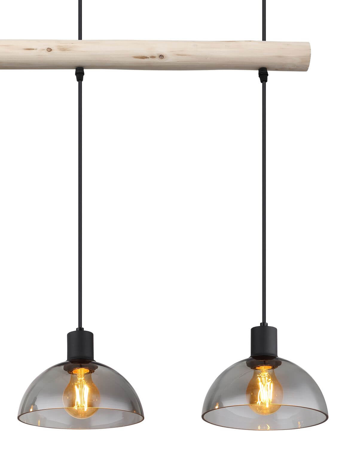 Suspension Lindi noire mat
