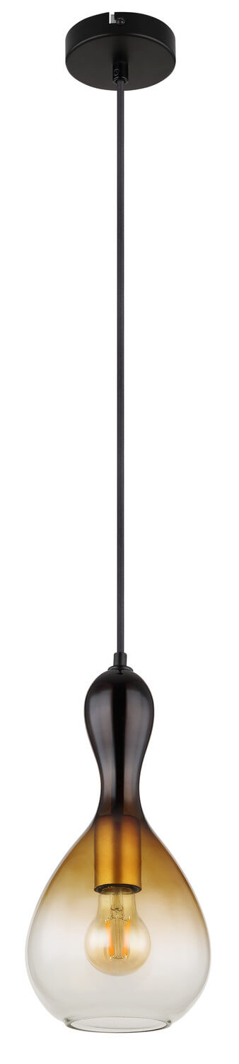 Suspension Aladdin noire mat (15538H)
