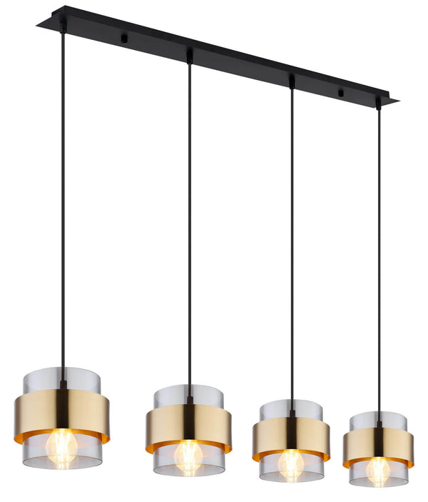 Suspension luminaire | Milley Noire H 120 cm
