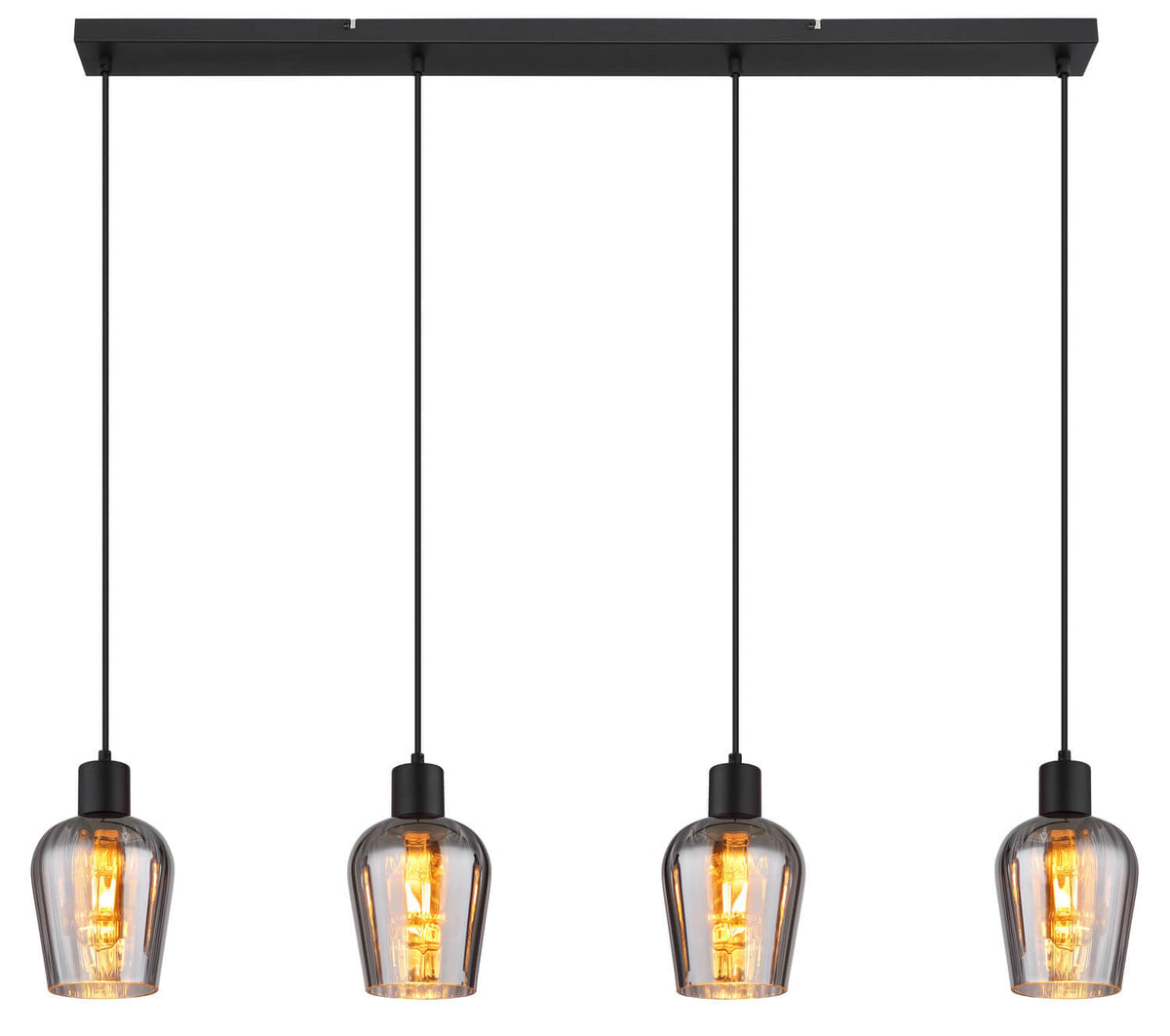 Suspension Ryan noire mat