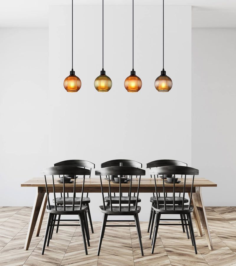 Suspension Zumba noire mat (15638-4)