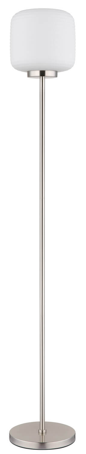Lampadaire Kladora nickel satiné